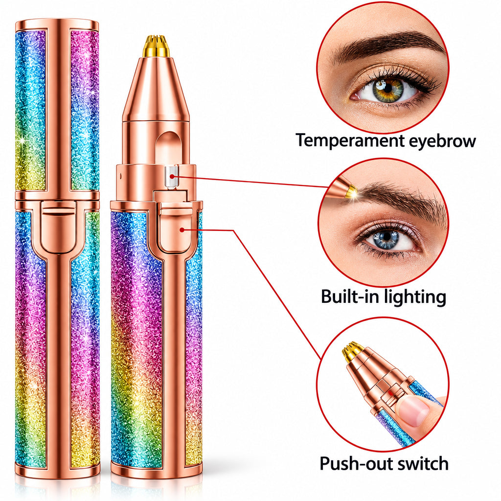 2-in-1 Electric Eyebrow Trimmer |Rechargeable Hair Shaver