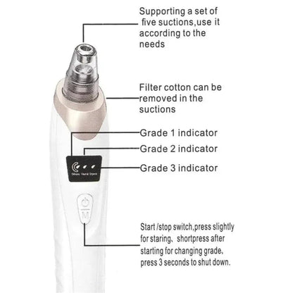 Digital Blackhead Remover Vacuum