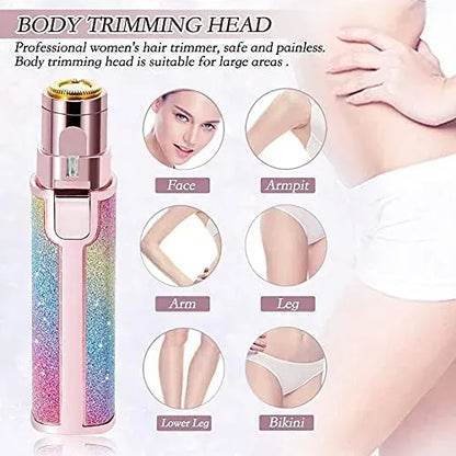 2-in-1 Electric Eyebrow Trimmer |Rechargeable Hair Shaver