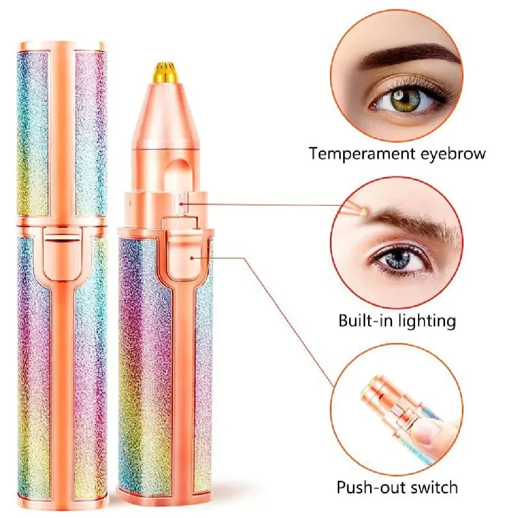 2-in-1 Electric Eyebrow Trimmer |Rechargeable Hair Shaver